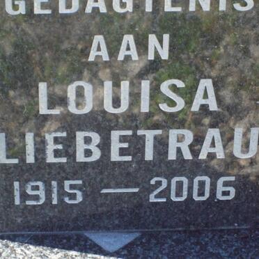 LIEBETRAU Louisa 1915-2006