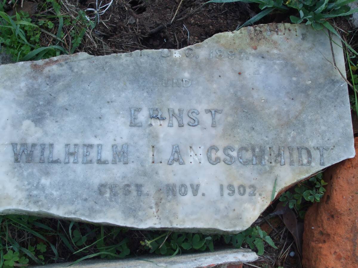 LANGSCHMIDT Ernest Wilhelm -1902 :: ? -1897