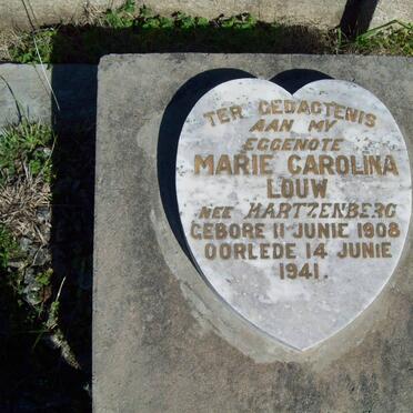 LOUW Marie Carolina nee HARTZENBERG 1908-1941