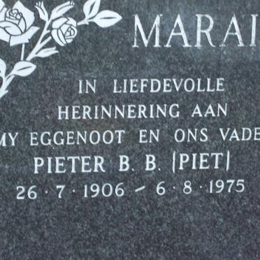 MARAIS Pieter B.B. 1906-1975