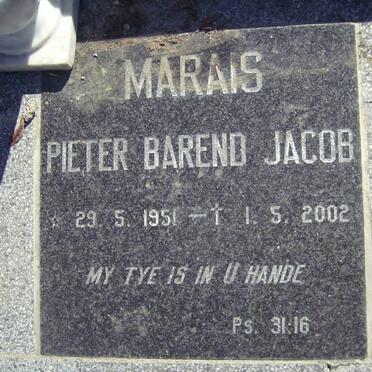 MARAIS Pieter Barend Jacob 1951-2002