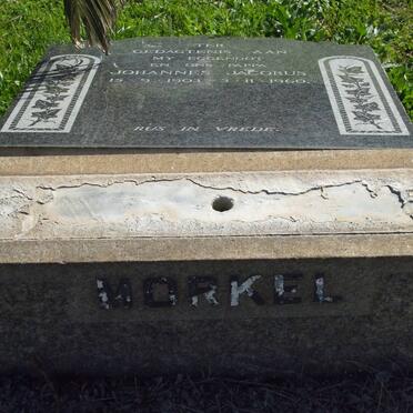 MORKEL Johannes Jacobus 1903-1960