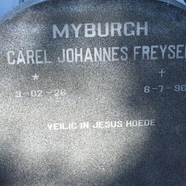 MYBURGH Carel Johannes Freysen 1926-1996