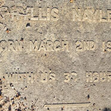 NAYLER Phyllis -1954