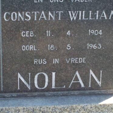 NOLAN Constant William 1904-1963