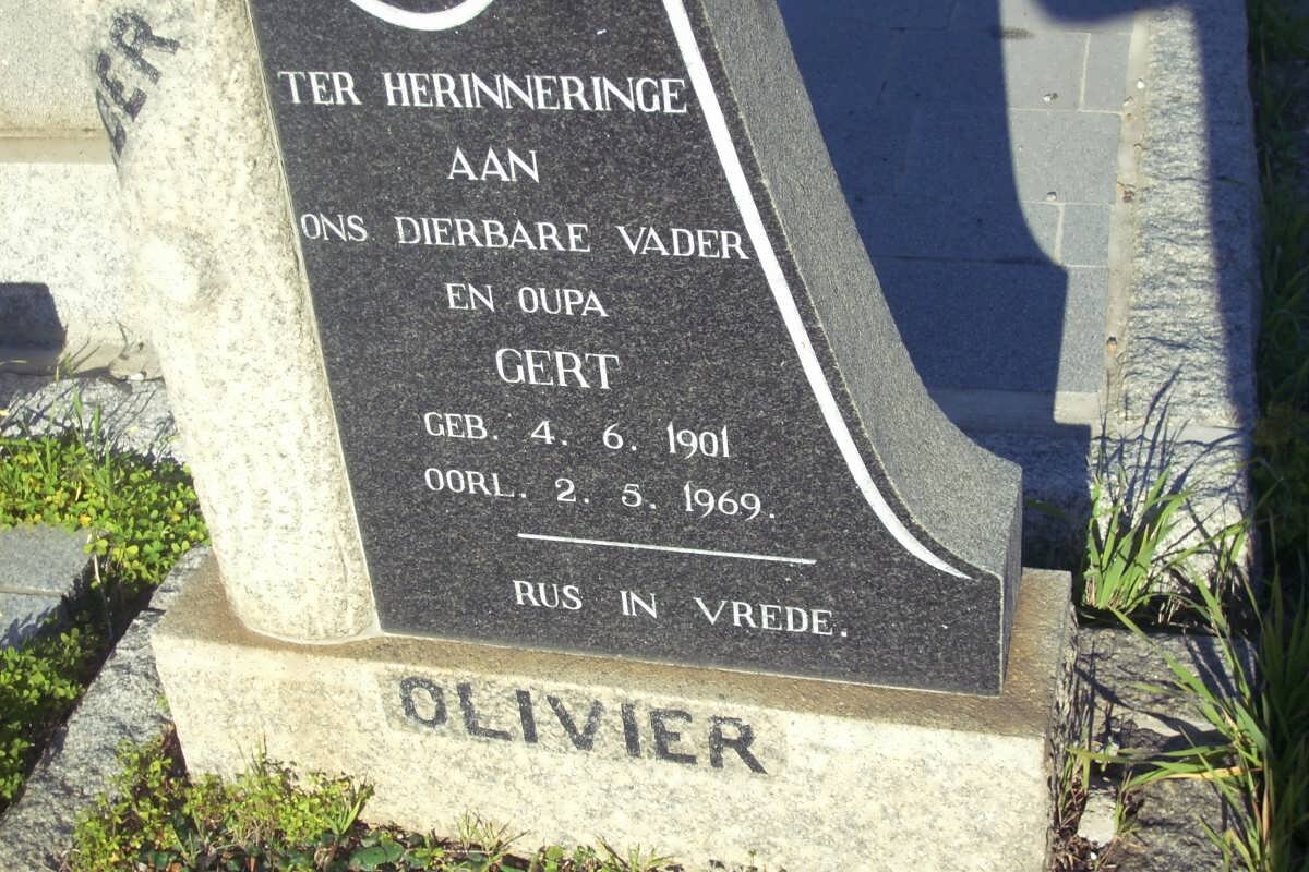 OLIVIER Gert 1901-1969