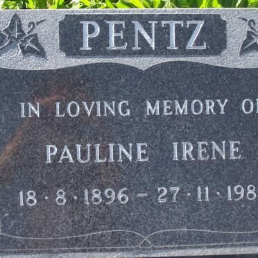 PENTZ Pauline Irene 1896-1986