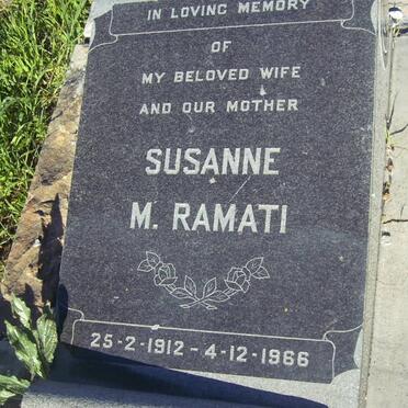 RAMATI Susanne M. 1912-1966