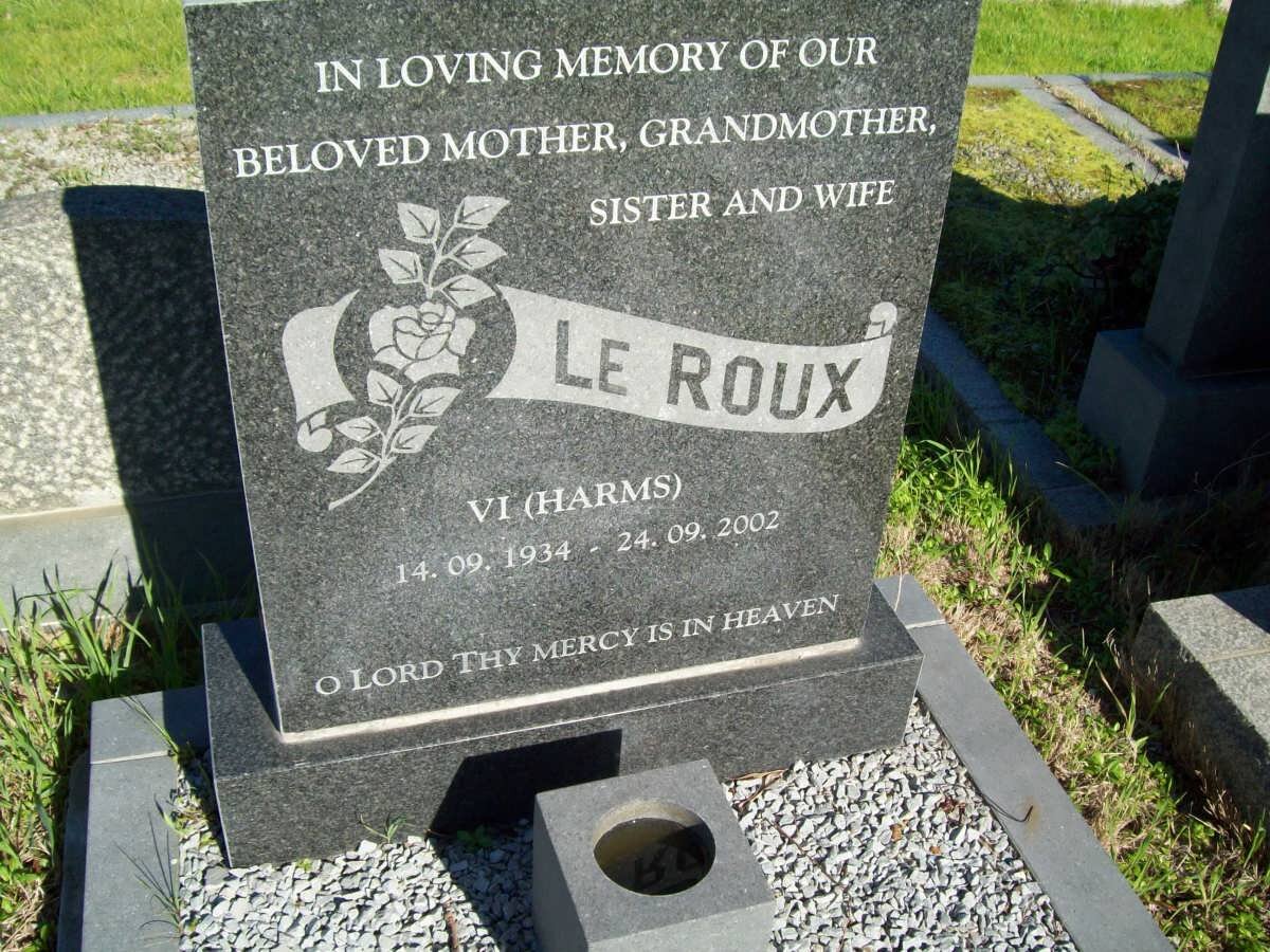 ROUX Vi, le nee HARMS 1934-2002