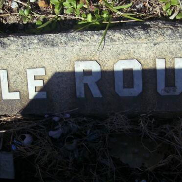 ROUX Pieter Abraham, le 1871-1943 &amp; Elizabeth Maria ROUX 1876-1962