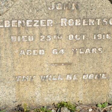 ROBERTSON John Ebenezer -1916