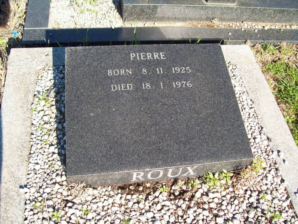 ROUX Pierre 1925-1976