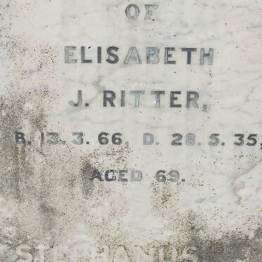 RITTER Elisabeth J. 1866-1935