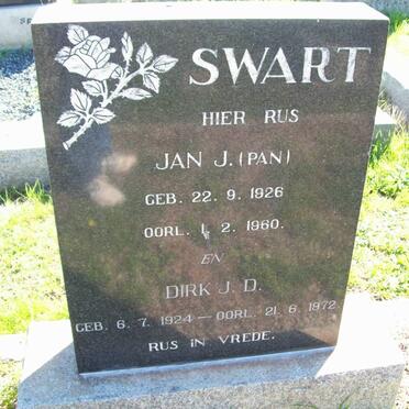 SWART Jan J. 1926-1960 :: SWART Dirk J.D. 1924-1972