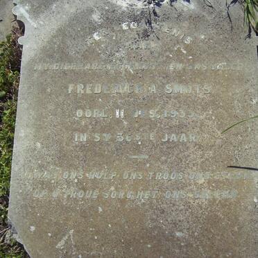 SMUTS Frederich A. -1933