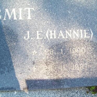 SMIT J.A. 1899-1986 &amp; J.E. 1900-1987