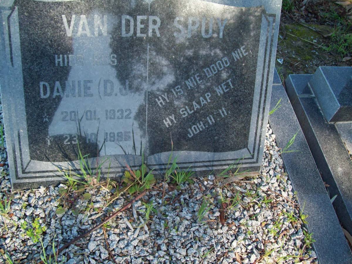 SPUY D.J., van der 1932-1995