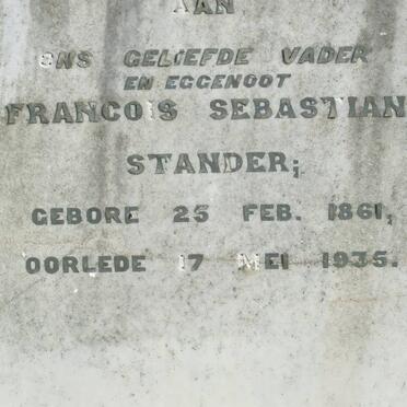 STANDER Francois Sebastian 1861-1935