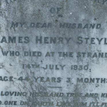 STEYLS James Henry -1930