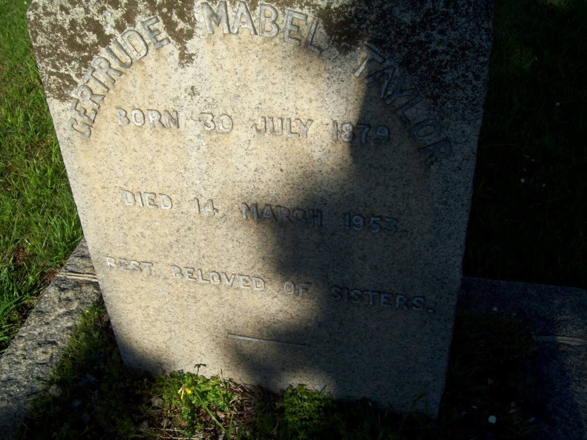 TAYLOR Gertrude Mabel 1879-1953