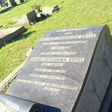 URTEL Wilhelm Freudrich 1858-1939 &amp; Sarah Catharina JURGENS 1863-1913