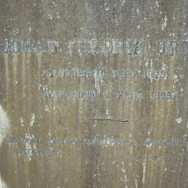 URTEL Johan Frederik 1829-1909