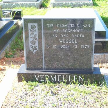 VERMEULEN Wessel 1925-1979