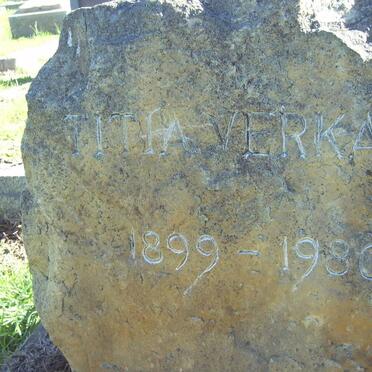 VERKADE Titia 1899-1980