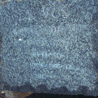 VOS Wouter Hugo Rossouw, de ?1927-1981