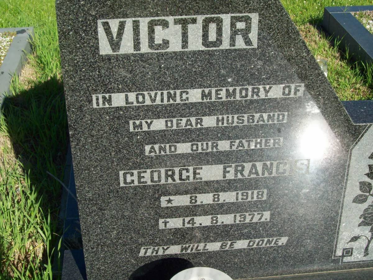 VICTOR George Francis 1918-1977