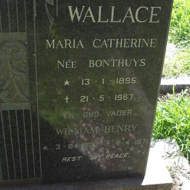 WALLACE William Henry 1887-1971 &amp;  Maria Catherine BONTHUYS 1895-1967[list][/list]