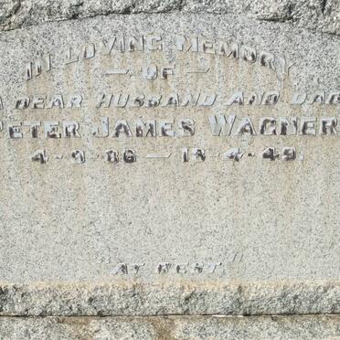 WAGNER Peter James 1886-1949