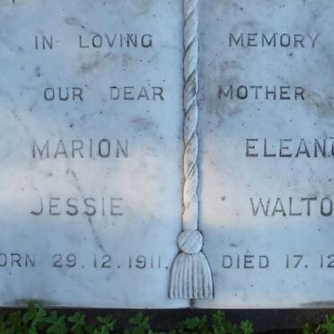 WALTON Marion Eleanor Jessie 1911-1962