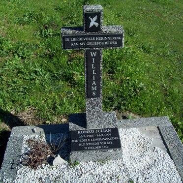 WILLIAMS Romeo Julian 1985-1999