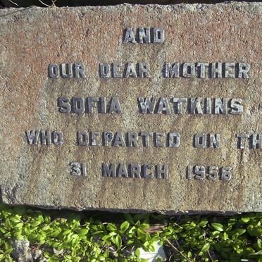 WATKINS Sofia -1956