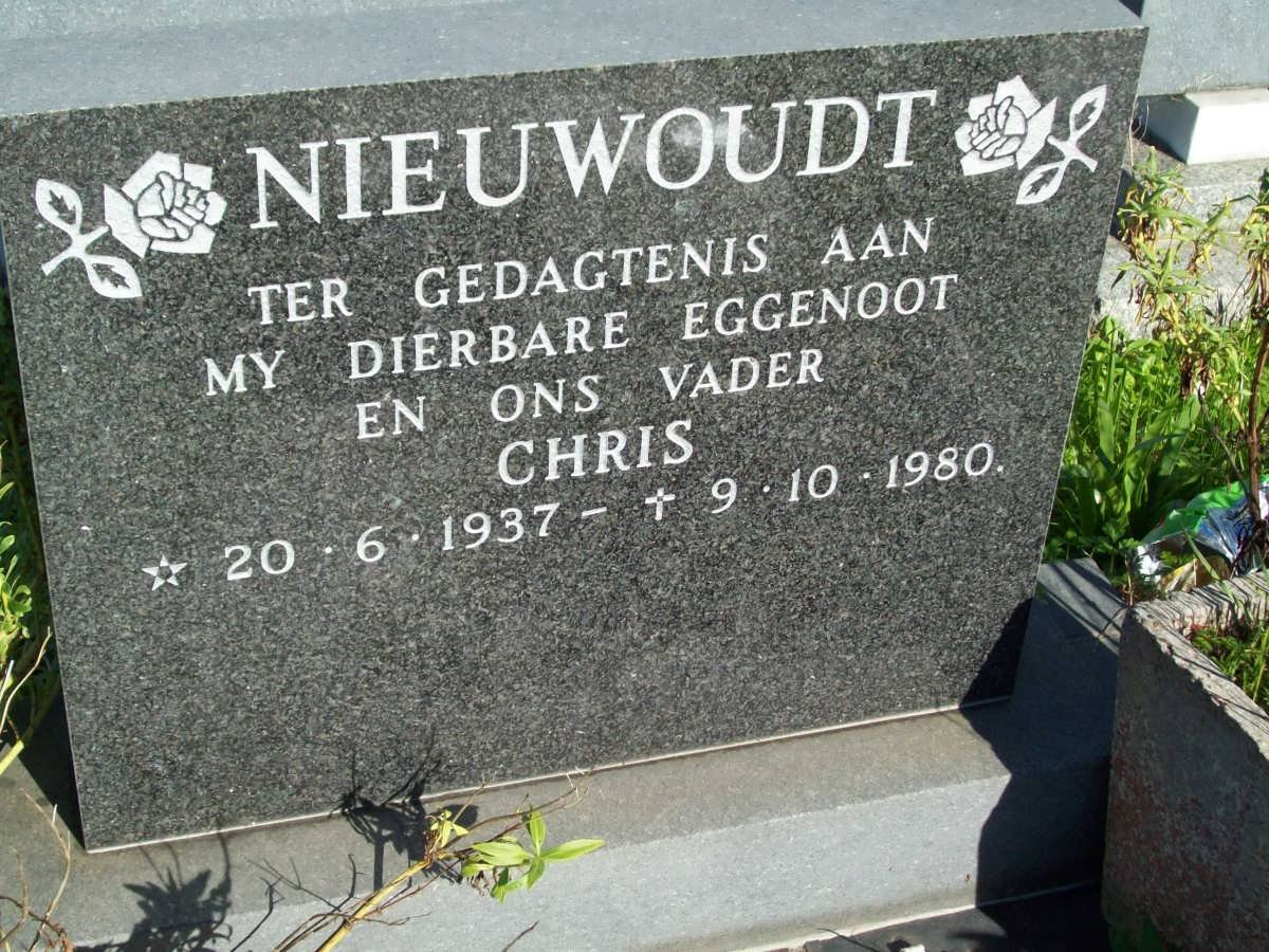 NIEUWOUDT Chris 1937-1980