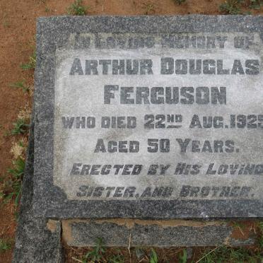 FERGUSON Arthur Douglas -1925