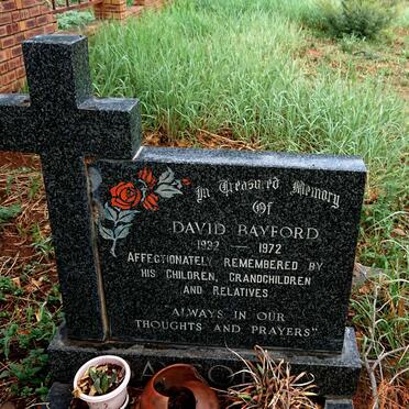 BAYFORD David 1932-1972