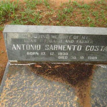 COSTA Antonio Sarmento 1930-1989