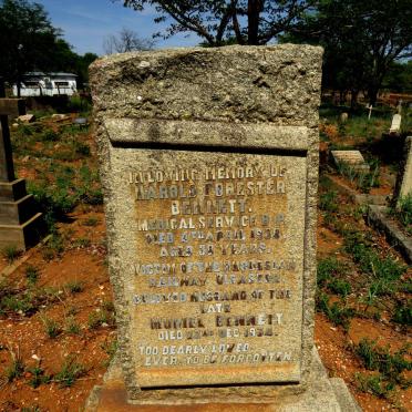 BENNETT Harold Forester -1938 & Muriel -1934