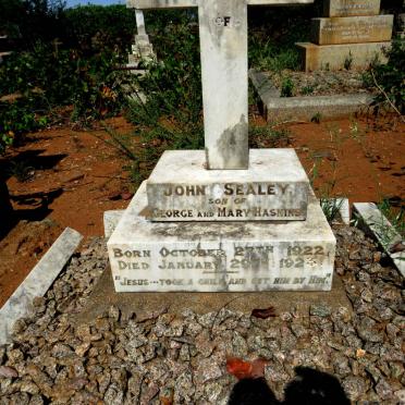 SEALEY John 1922-1923