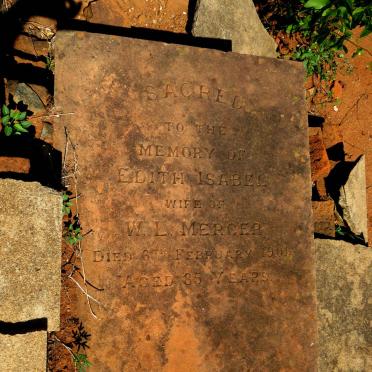 MERCER Edith Isabel -1901