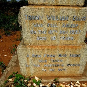 ELLIS Tommy William -1937