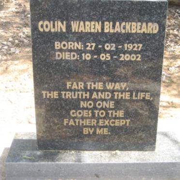 BLACKBEARD Colin Waren 1927-2002
