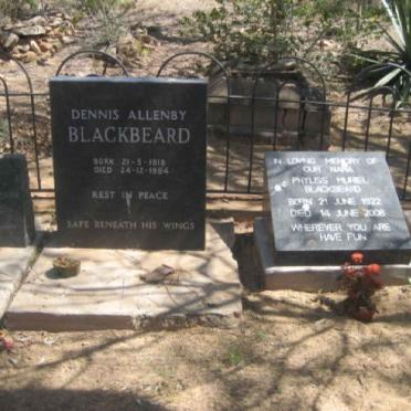 BLACKBEARD Dennis Allenby 1918-1994 &amp; Phyliss Muriel 1922-2008 