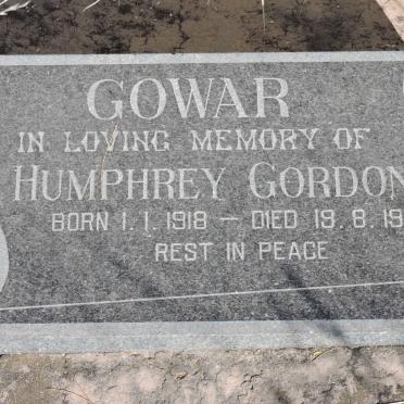 GOWAR Humphrey Gordon 1918-1960
