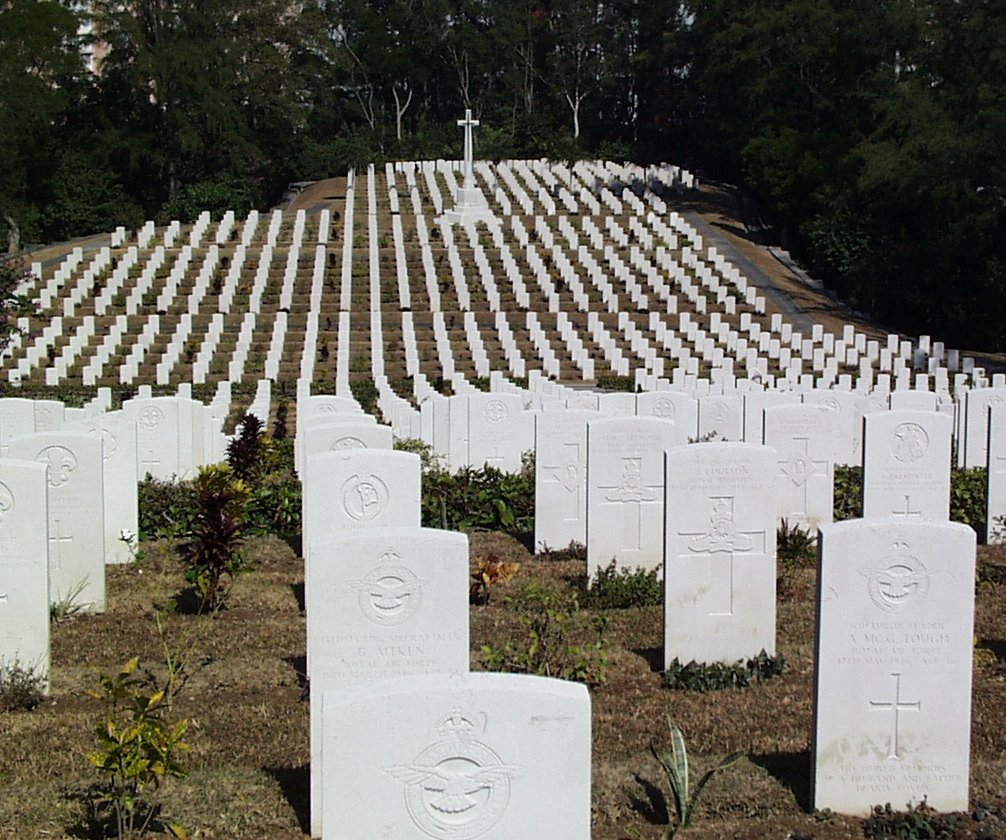 2. Overview of graves at the Sai Wan War Cemetery