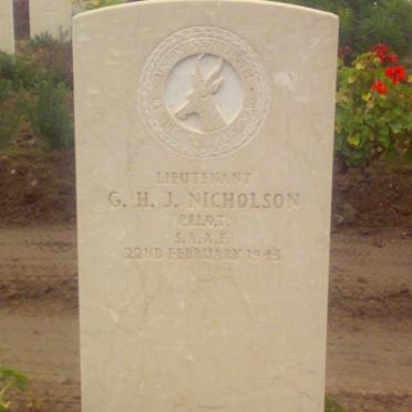 NICHOLSON G.H.J. -1943