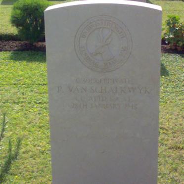 SCHALKWYK P., van -1943