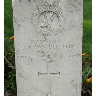 BERG C.P., van der -1944